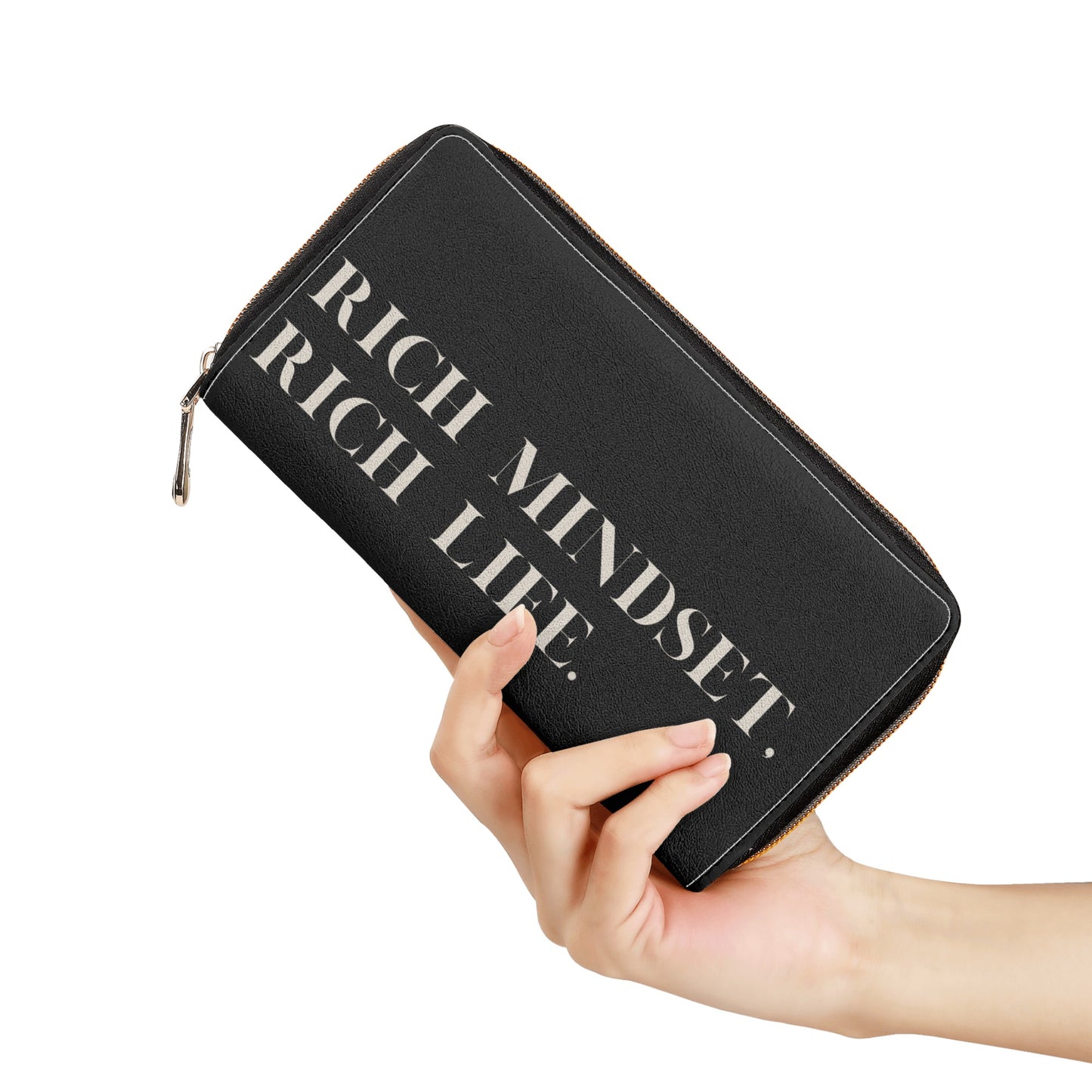 Rich Girl Vibes Wallet - Beige