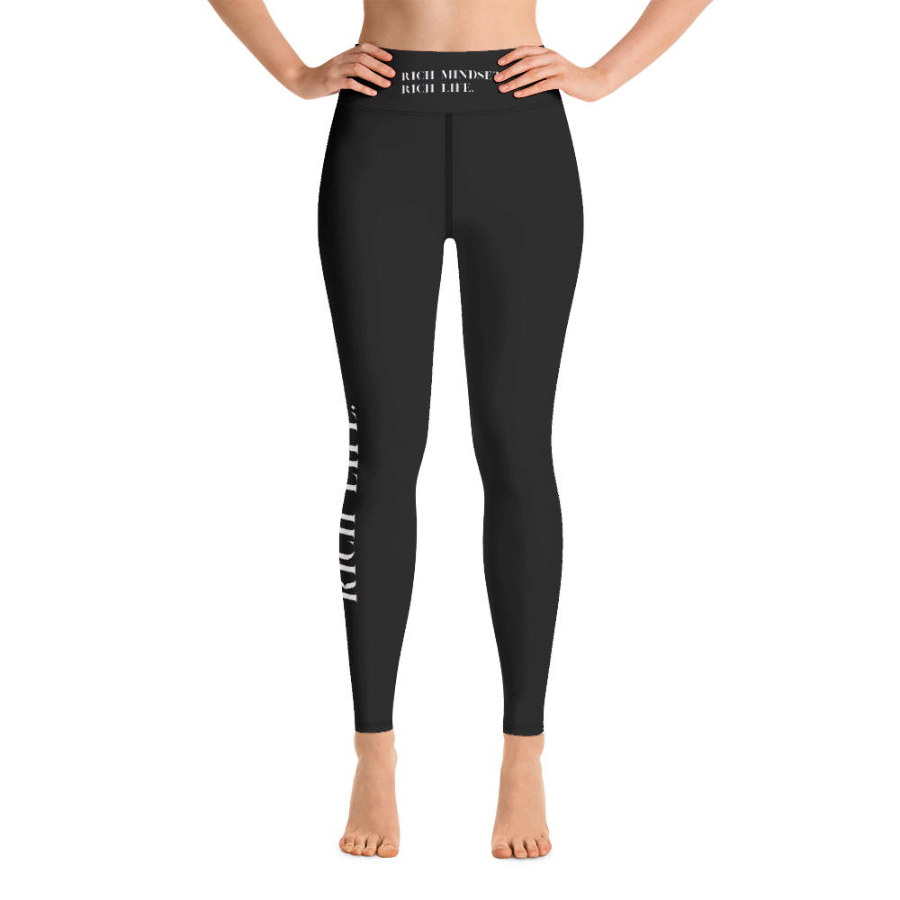 rich Mindset, rich Life Yoga Leggings