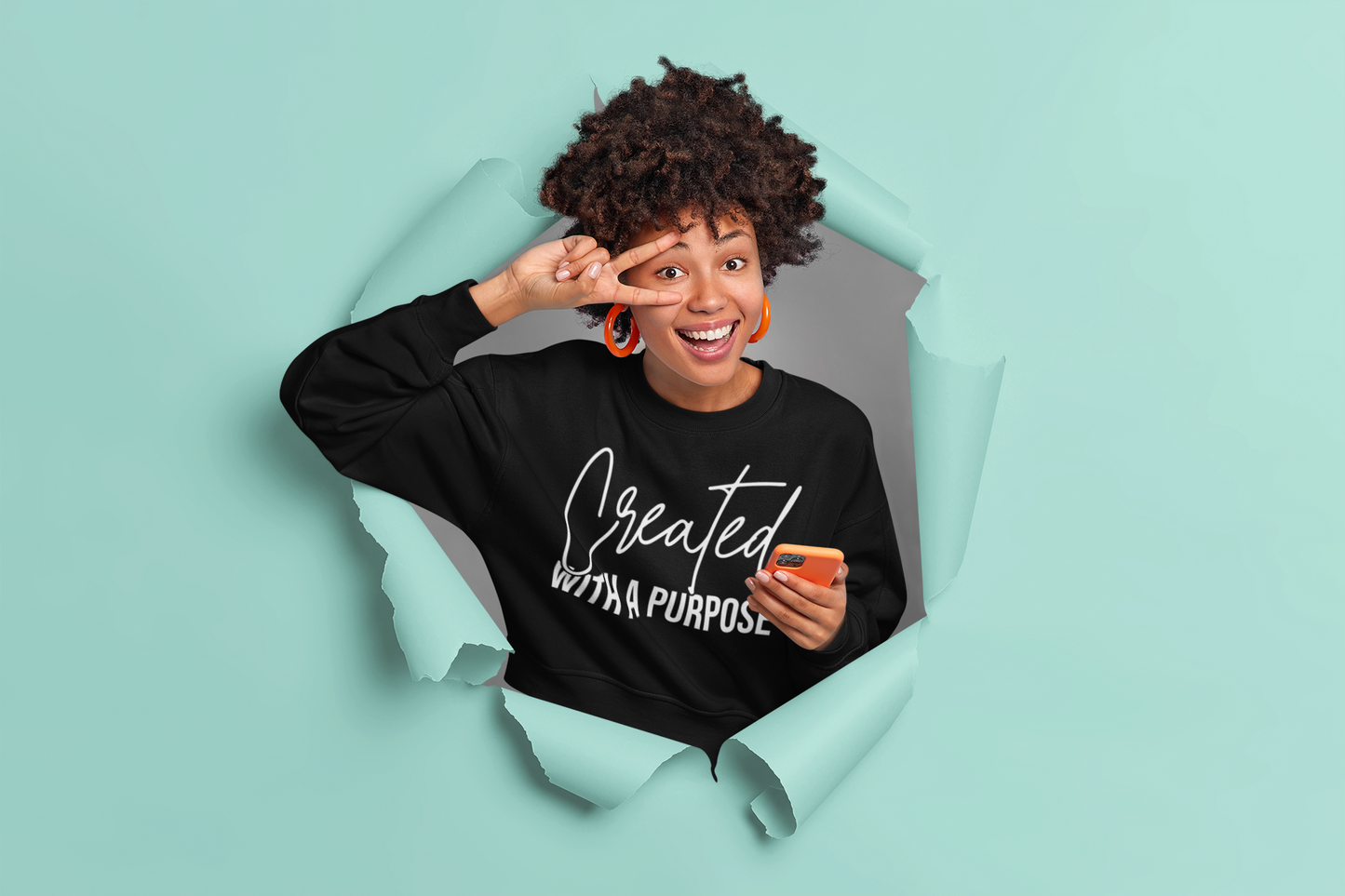 Created with a Purpose Unisex Sweatshirt