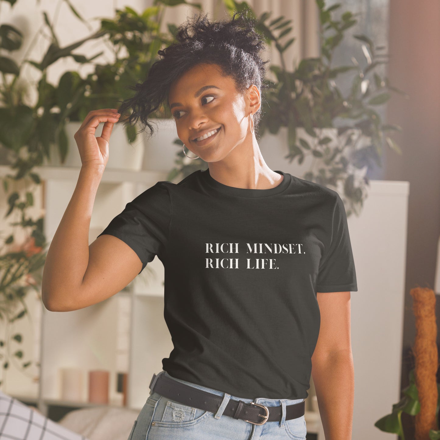 Rich Mindset, Rich Life Unisex Tee