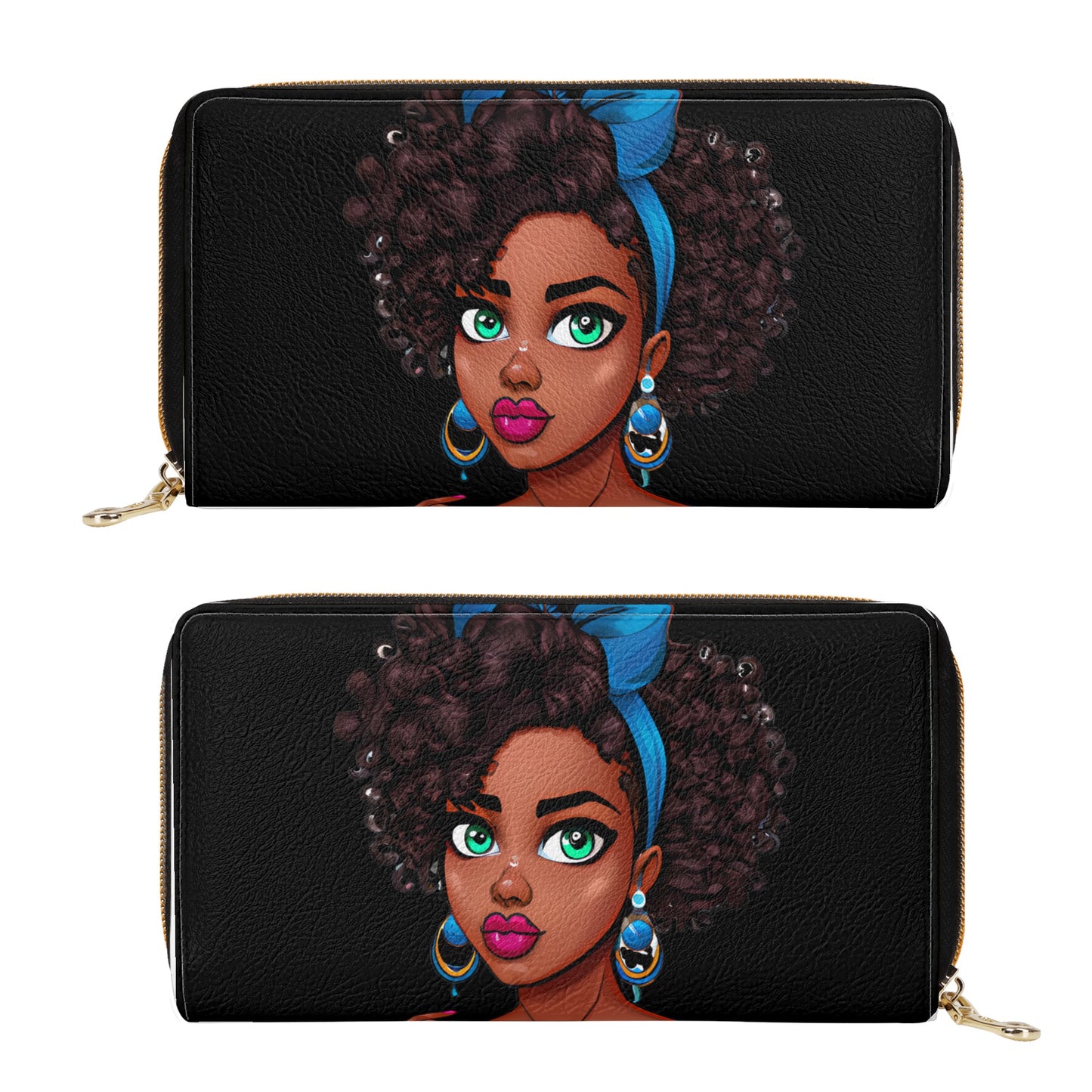 Candy Blues Leather Wallet