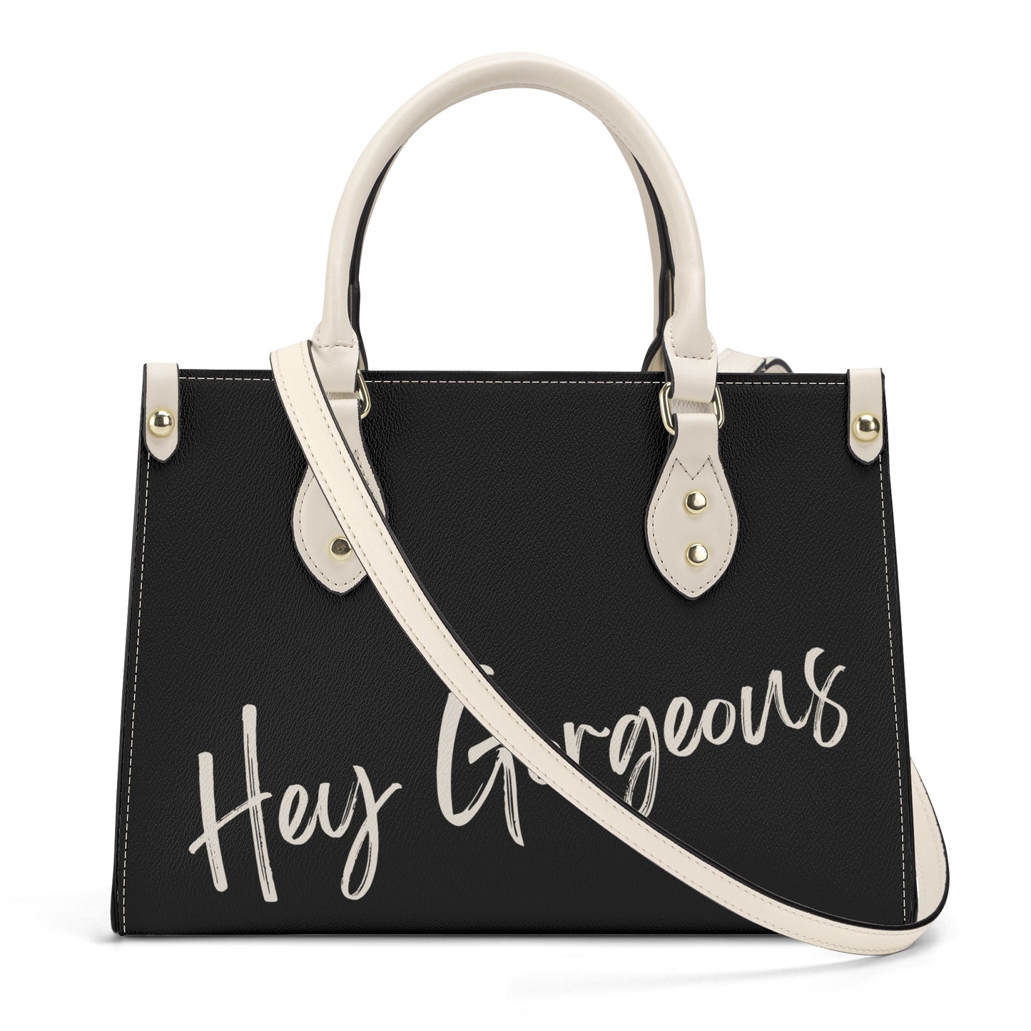 Luxury Hey Gorgeous Tote Bag - Beige