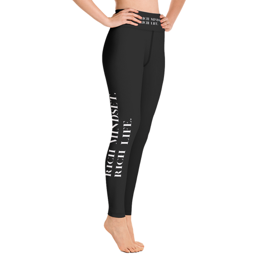 rich Mindset, rich Life Yoga Leggings