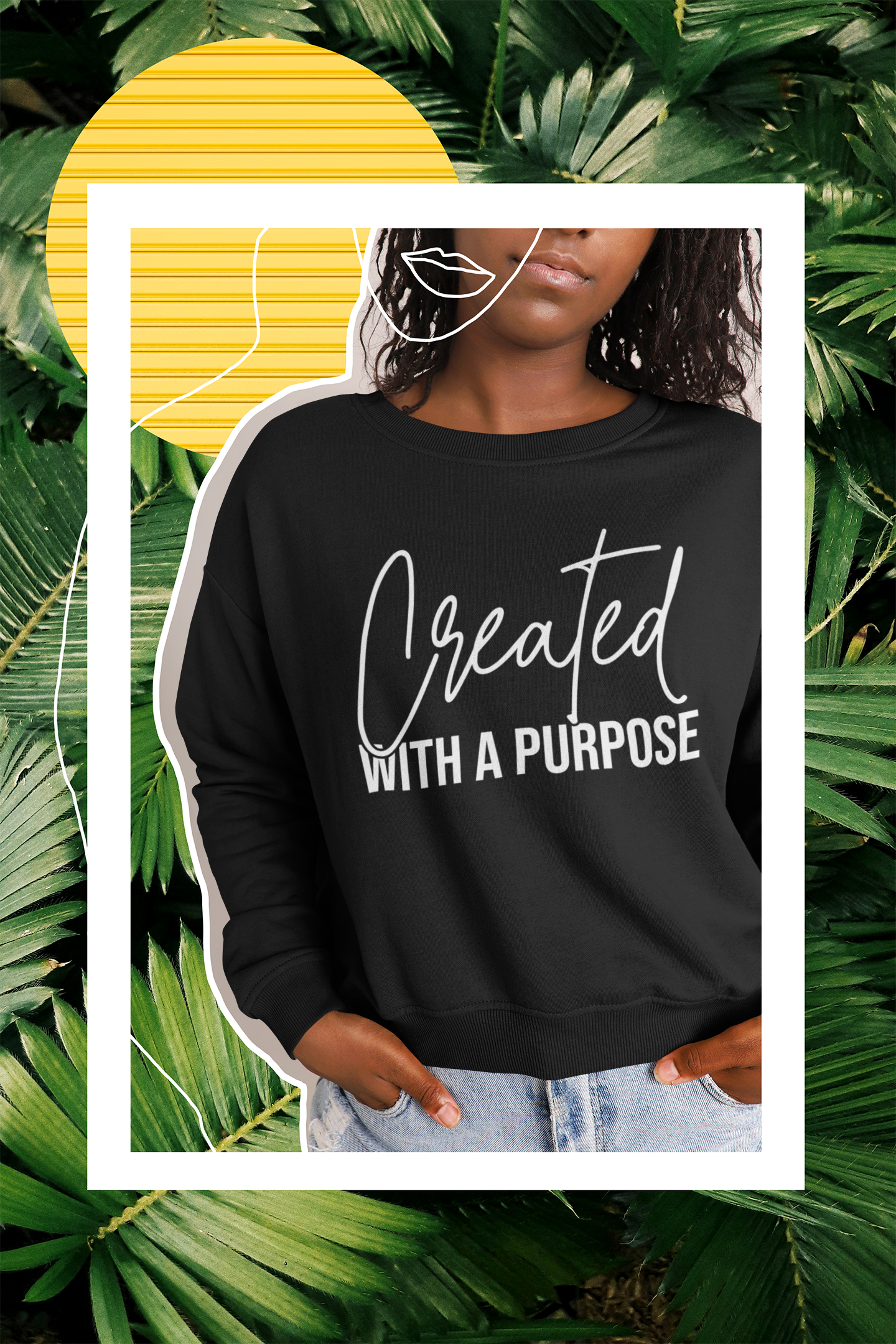 Created with a Purpose Unisex Sweatshirt